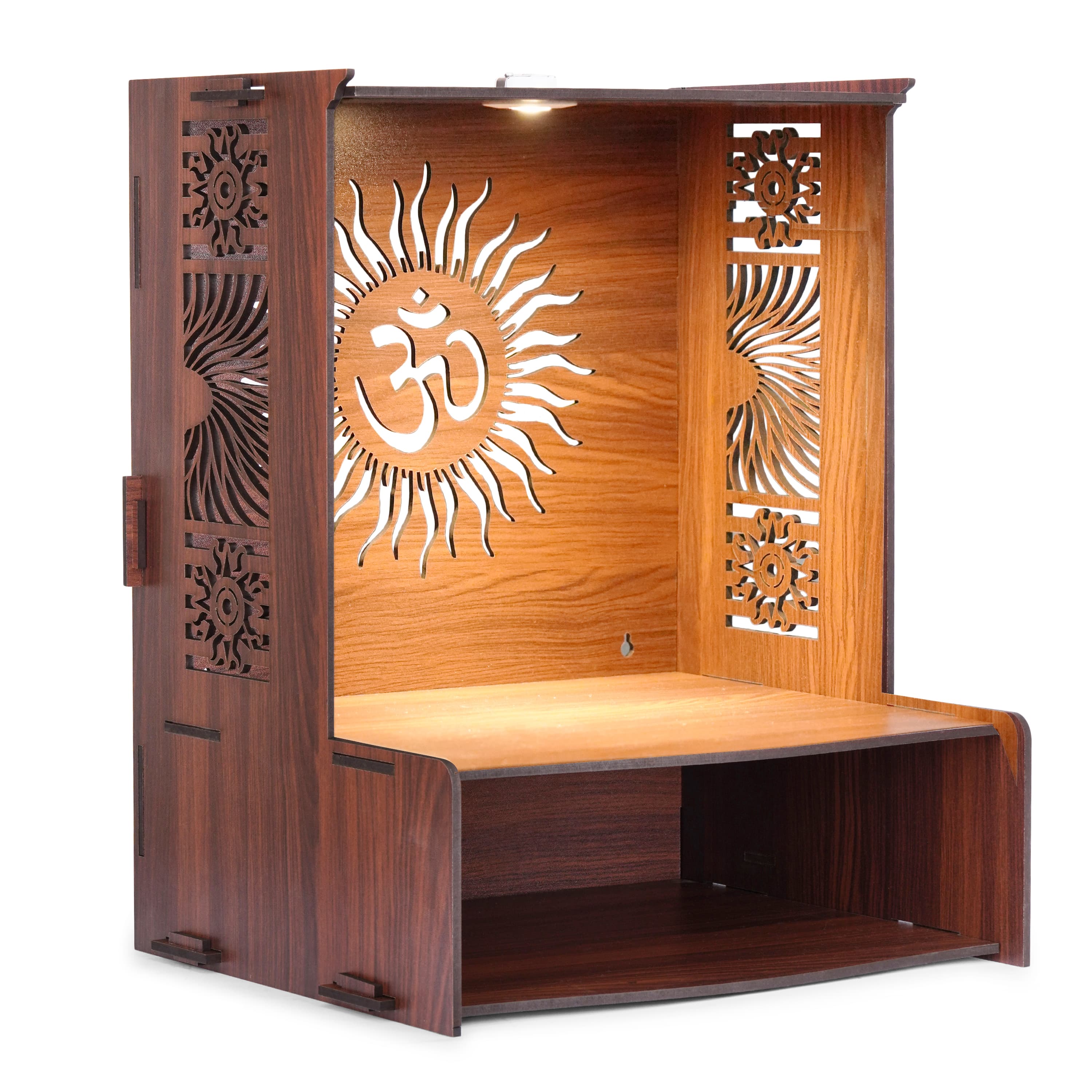Wooden Diya/Lamp Box