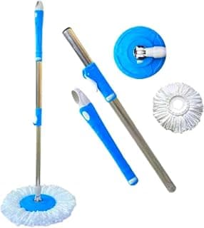360-Degree Spin Mop with Adjustable Handle