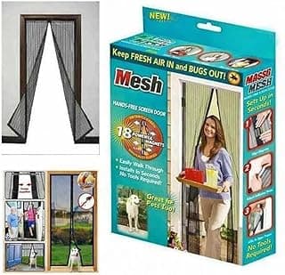 Magnetic Mosquito Screen Door Net