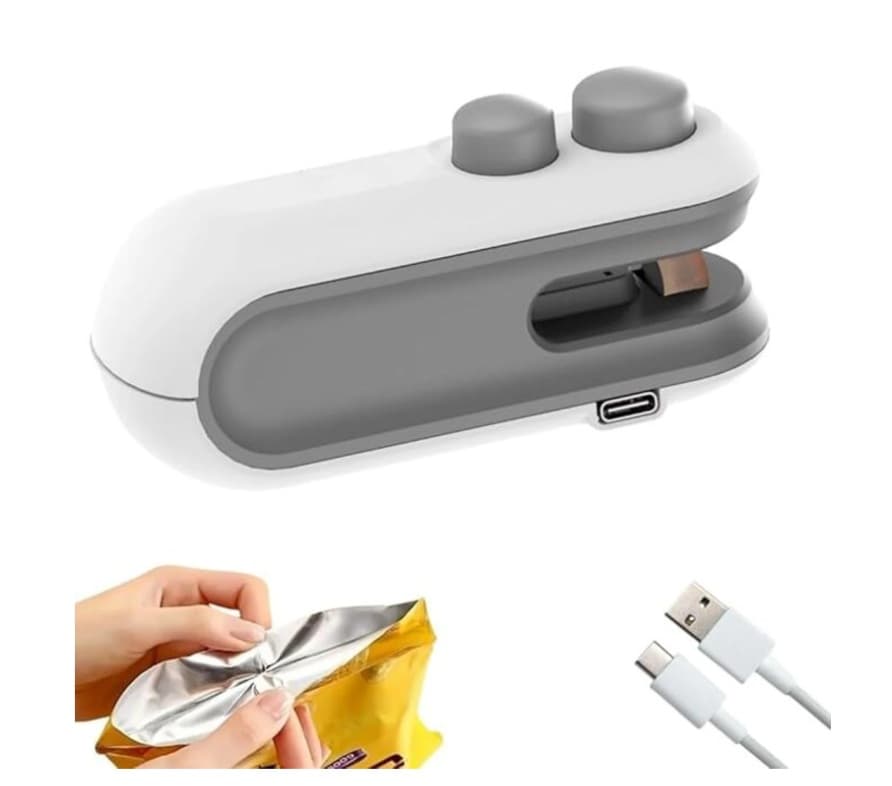 USB Rechargeable Mini Bag Sealer and Cutter