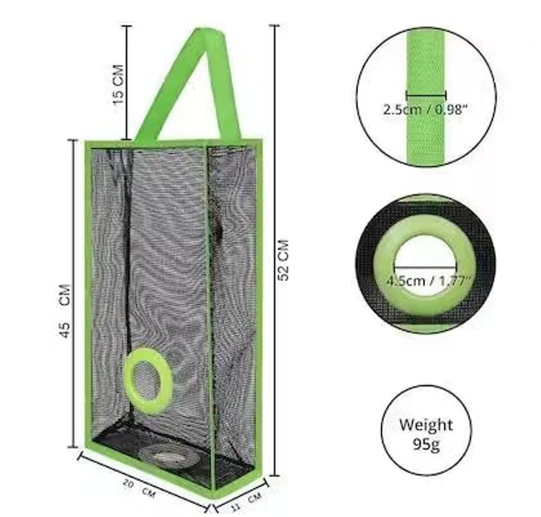 Foldable Mesh Hanging Organizer with Carry Handles